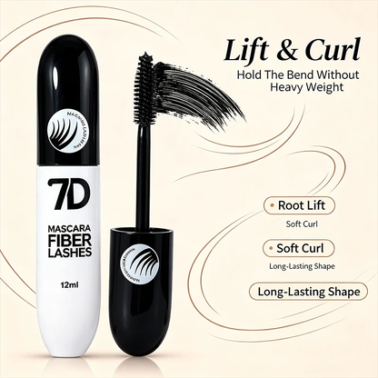 7D Silk Fiber Black Lengthening Mascara - Adult Beauty Makeup✨