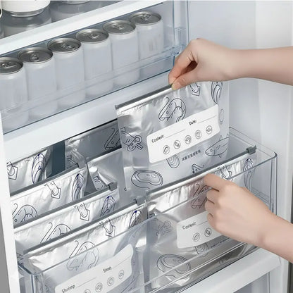 New upgraded thickened upright aluminum foil sealing storage bags