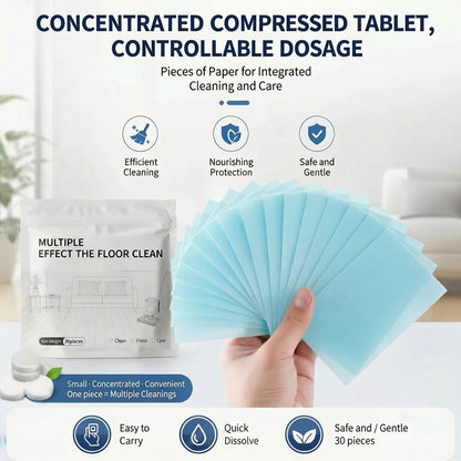 Multiple Effect The Floor Clean Tablets for Mopping, Quick Shine Cleaner