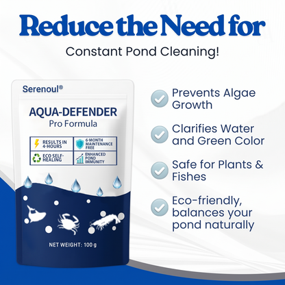 Serenoul® Aqua-Defender Pro Formula– End Algae Nightmares, Restore Your Pond’s Beauty Fast!