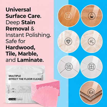 Multiple Effect The Floor Clean Tablets for Mopping, Quick Shine Cleaner