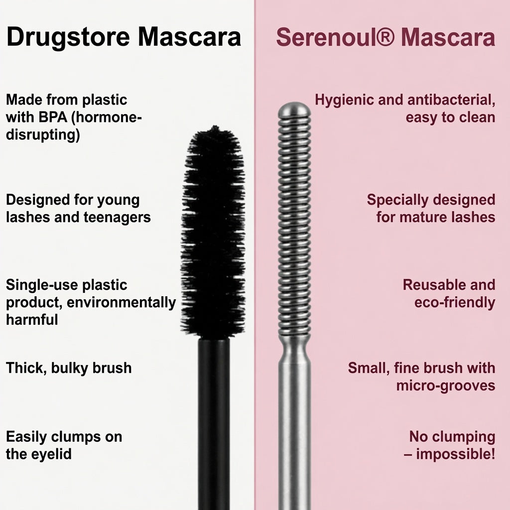 Serenoul® Waterproof Fibre Mascara💧  – Volume & Length without Clumping for Dramatic Moments
