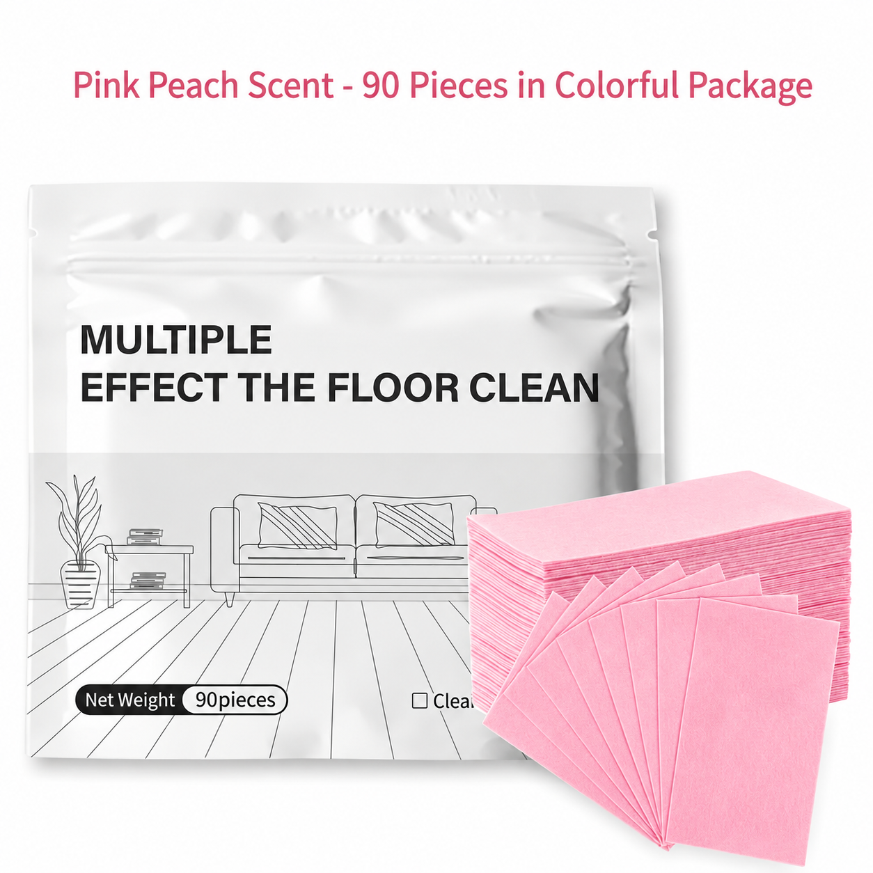 Multiple Effect The Floor Clean Tablets for Mopping, Quick Shine Cleaner