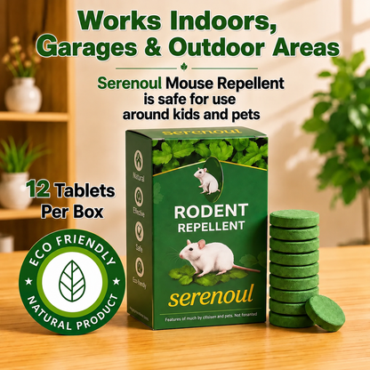 Rodent Repellent Tablet - Create aHome Without Rodents, Safe for Kids& Pets
