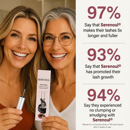 Serenoul® Waterproof Fibre Mascara💧  – Volume & Length without Clumping for Dramatic Moments
