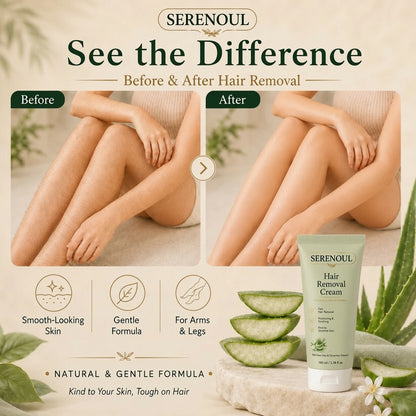 SERENOUL™ Natural Gentle Hair Removal Cream | For Women & Men, Sensitive Skin