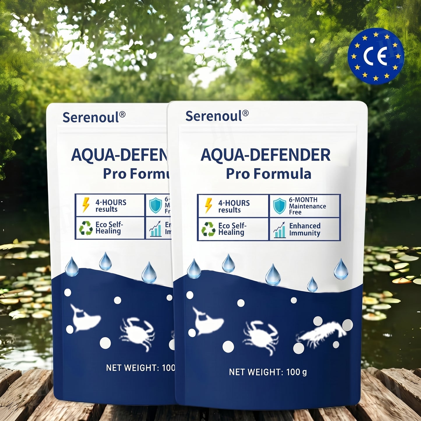 Serenoul® Aqua-Defender Pro Formula– End Algae Nightmares, Restore Your Pond’s Beauty Fast!