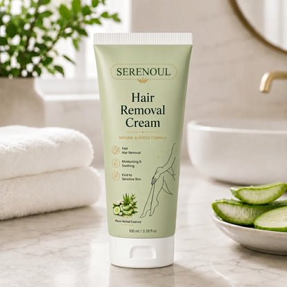 SERENOUL™ Natural Gentle Hair Removal Cream | For Women & Men, Sensitive Skin