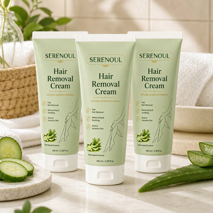 SERENOUL™ Natural Gentle Hair Removal Cream | For Women & Men, Sensitive Skin